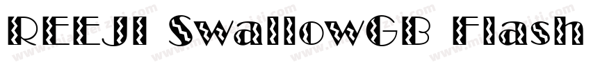 REEJI SwallowGB Flash Thin字体转换